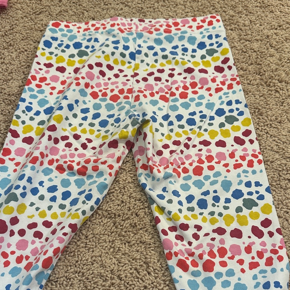 Mini Boden Pink and Yellow Giraffe Set with Playful Patterns - Picture 6 of 6